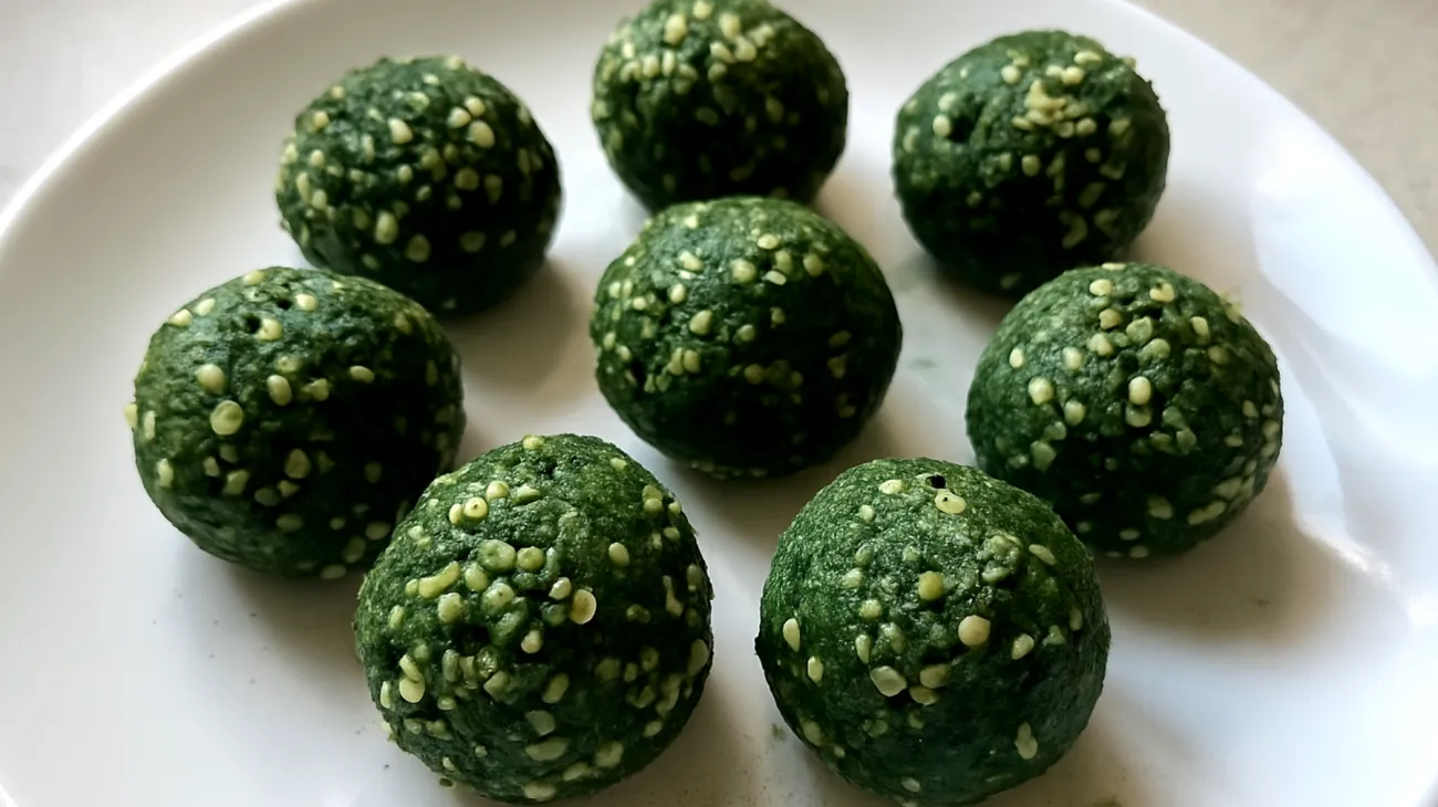 Boules d'énergie aux graines de chanvre et spiruline"