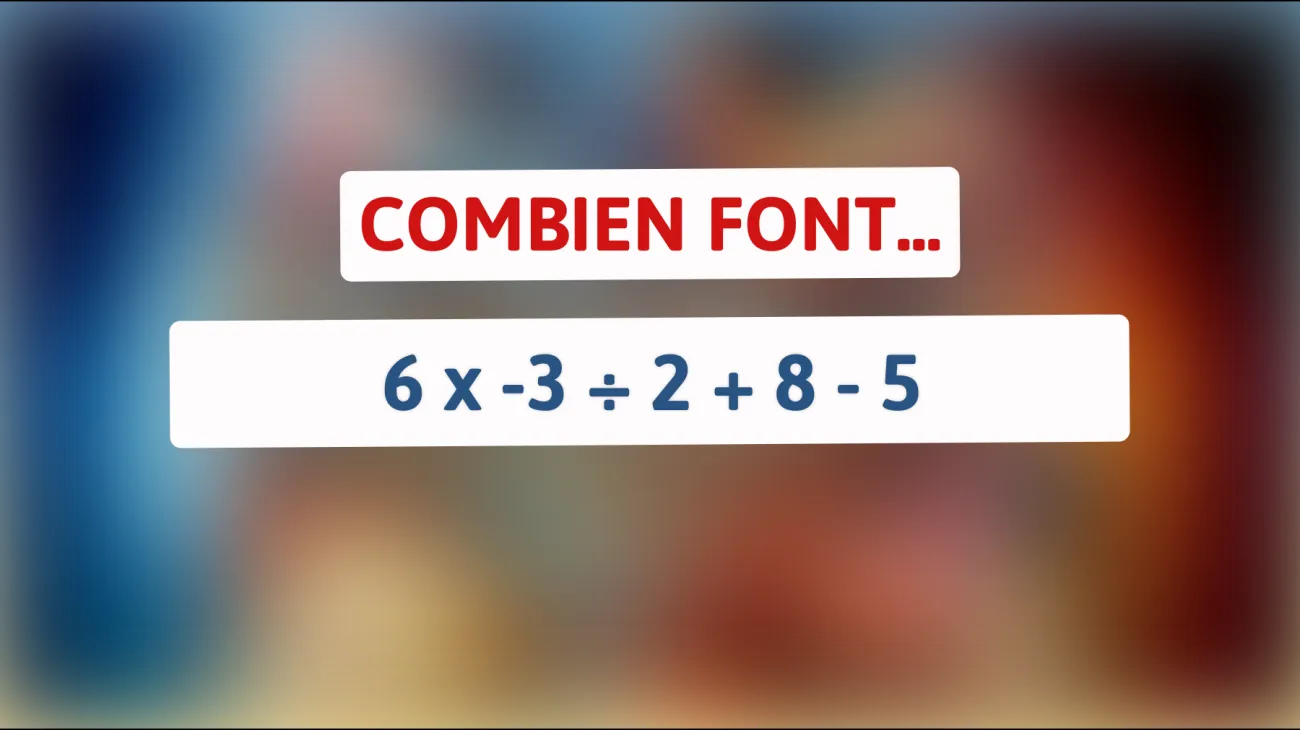 Un casse-tête mathématique pour défier votre cerveau : arriverez-vous à trouver la bonne réponse ?"